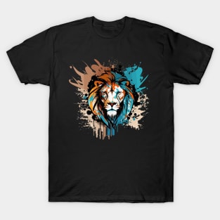 Graffiti Paint Lion Creative Inspiration T-Shirt